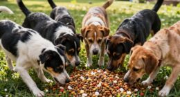food scatter games relax dogs