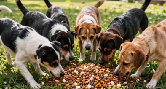 food scatter games relax dogs