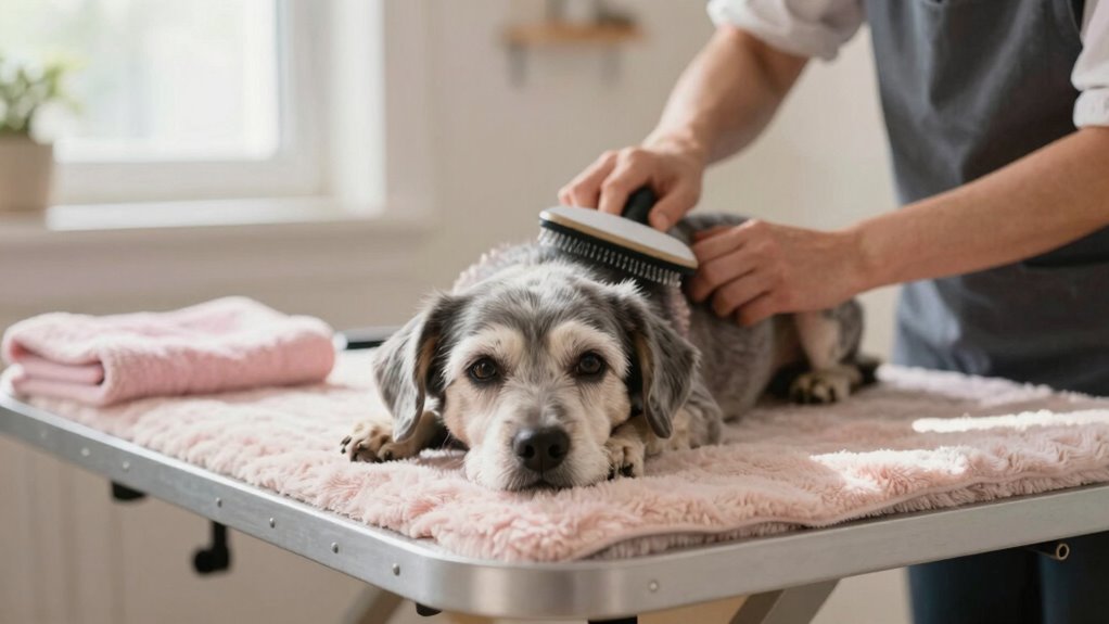 gentle consistent senior dog grooming