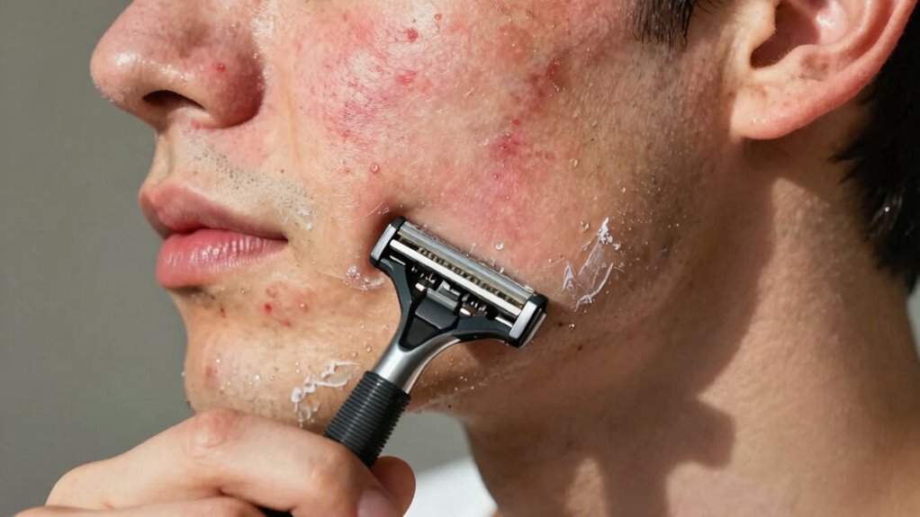 gentle skincare during flare ups