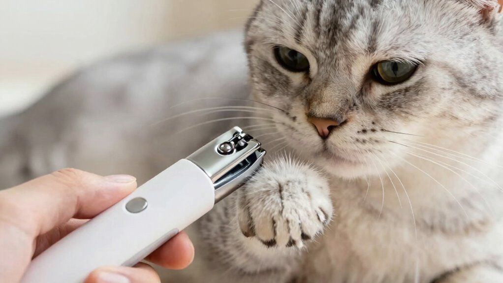 gradual nail trim desensitization