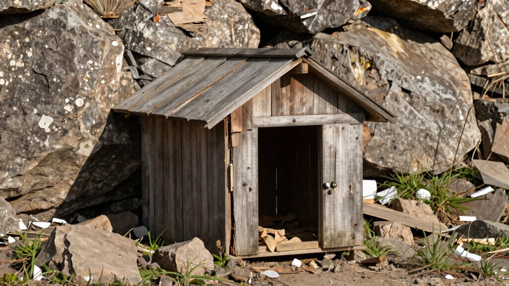 incorrect dog house placement