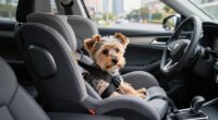 incorrect dog seat placement