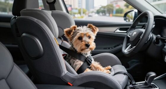 incorrect dog seat placement