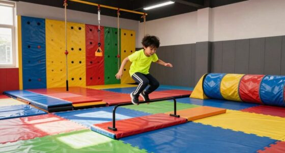 indoor rainy day obstacle course