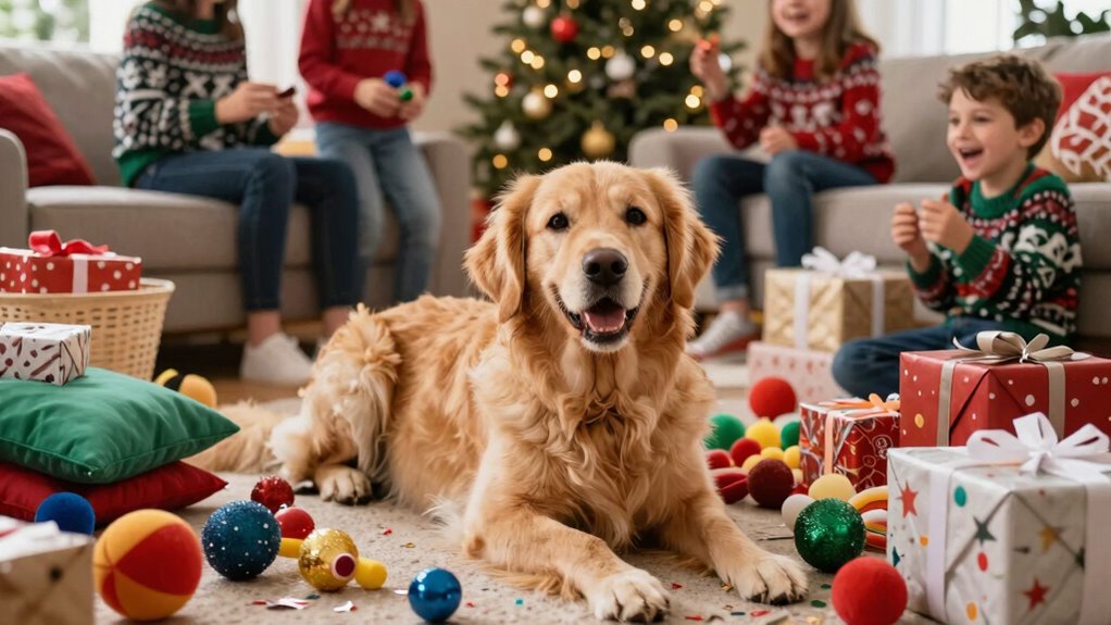 manage dog stress holiday