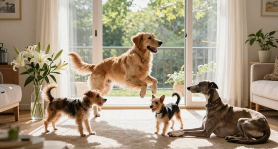 multiple dogs fresher air