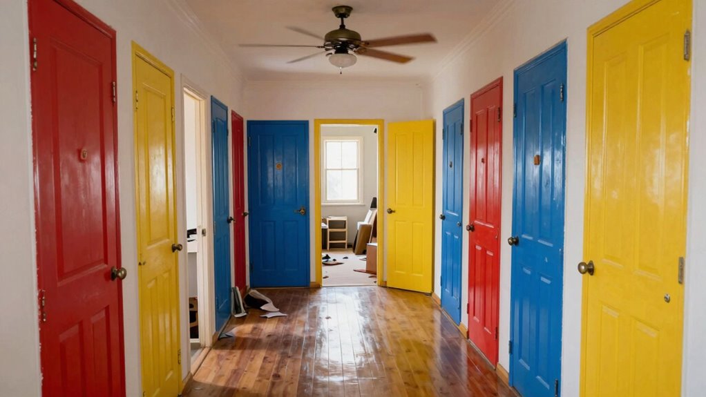 multiple doors cause confusion