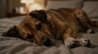 nighttime dog scratching