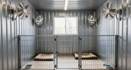 optimized kennel airflow placement