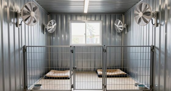 optimized kennel airflow placement