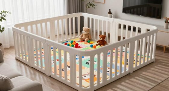 organized playpen for homes