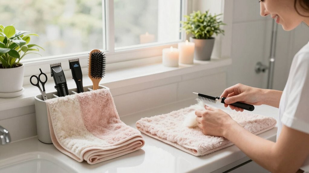 organized safe pet grooming
