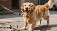 overly tight leash correction