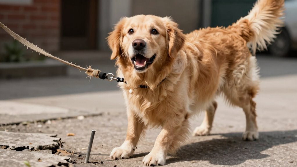 overly tight leash correction