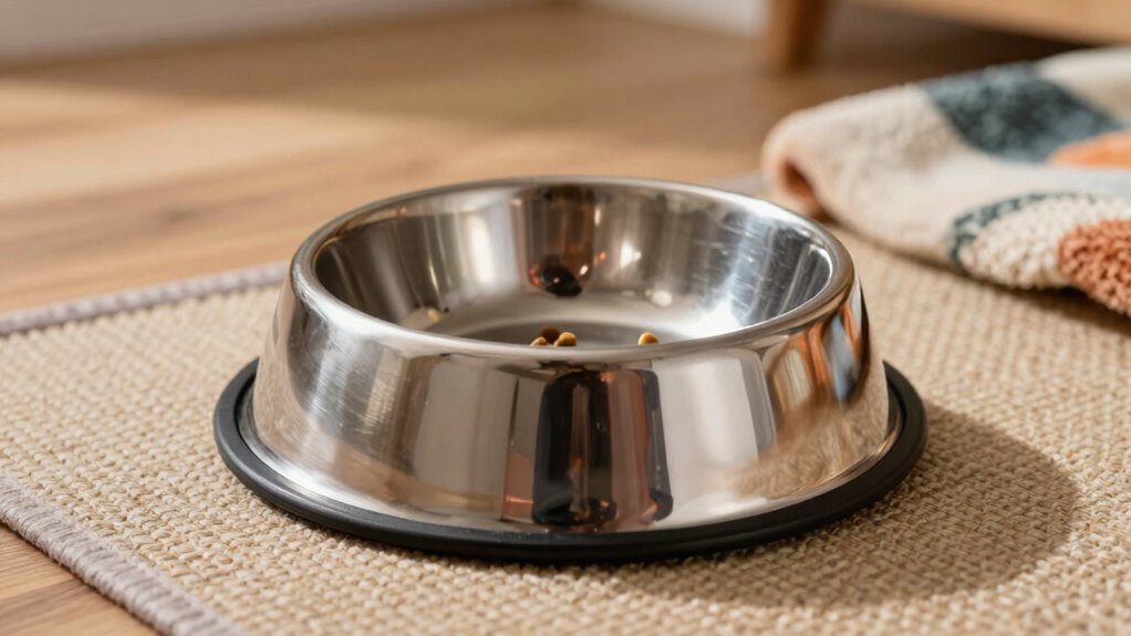 proper pet feeding area placement