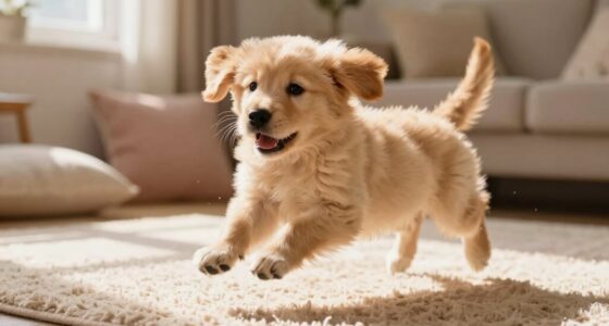 puppy hyper before resting