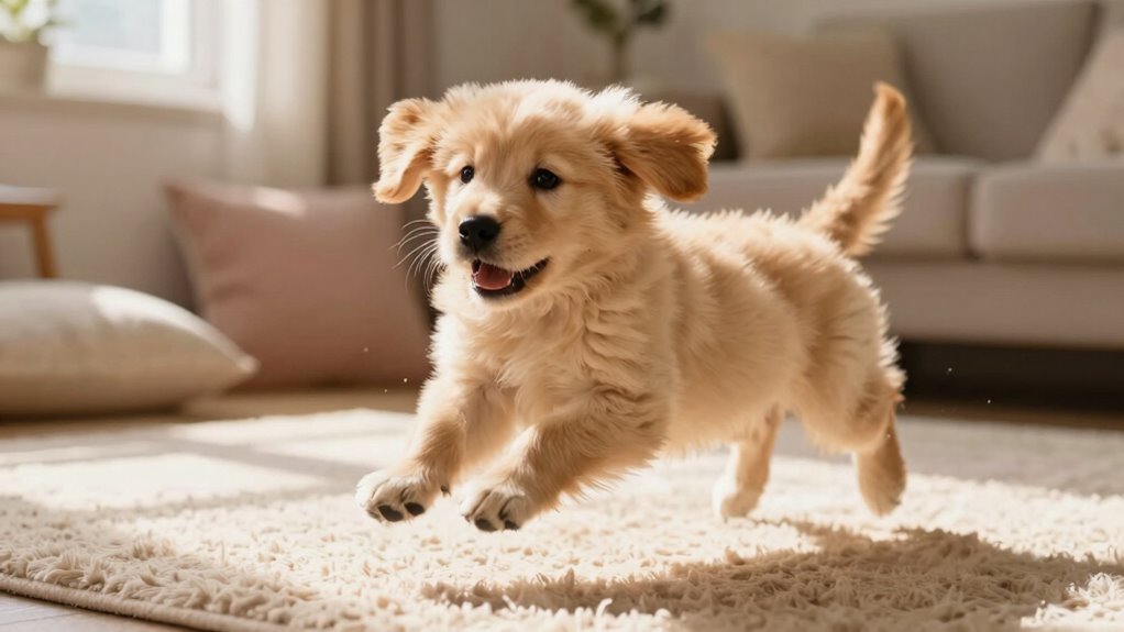 puppy hyper before resting