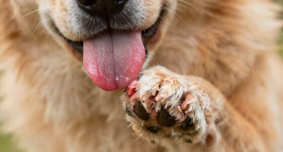 repeated spot licking behavior
