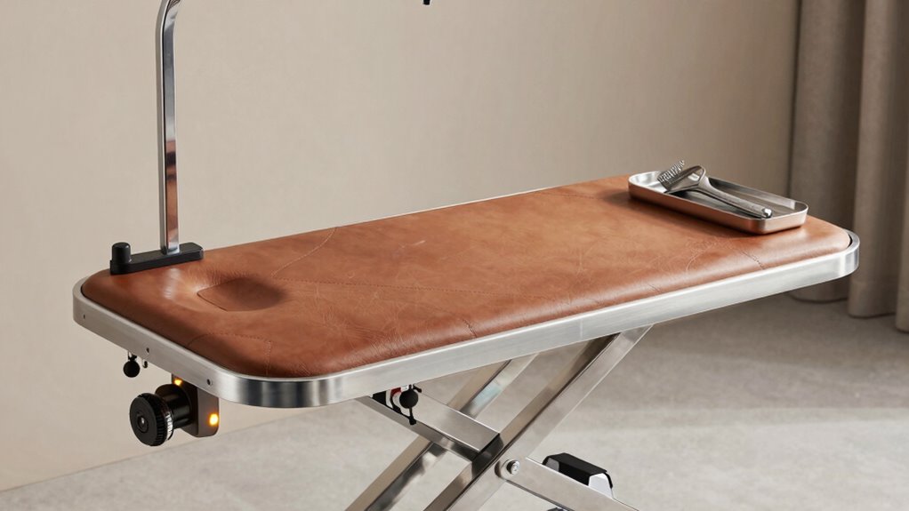 safe adjustable grooming platform