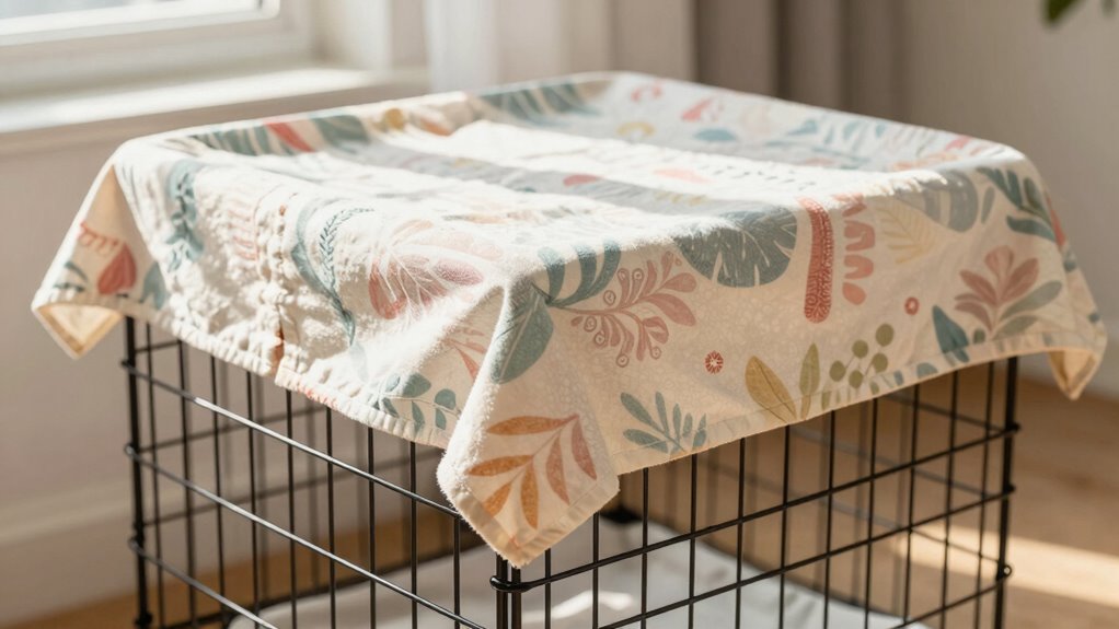 safe comfortable crate environment