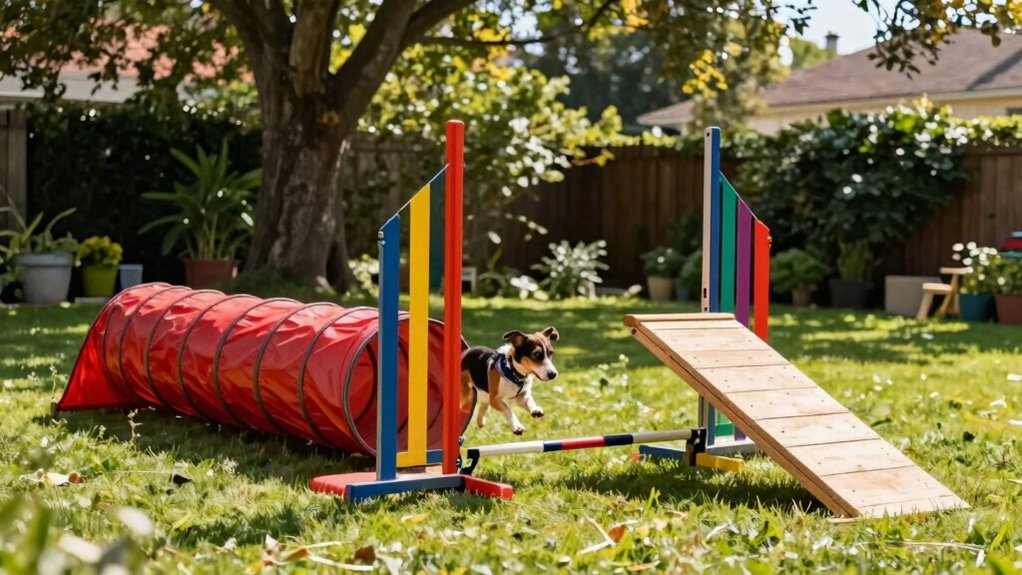 safe fun dog agility environment