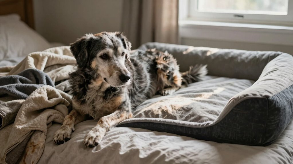 senior dogs changing bedding preferences