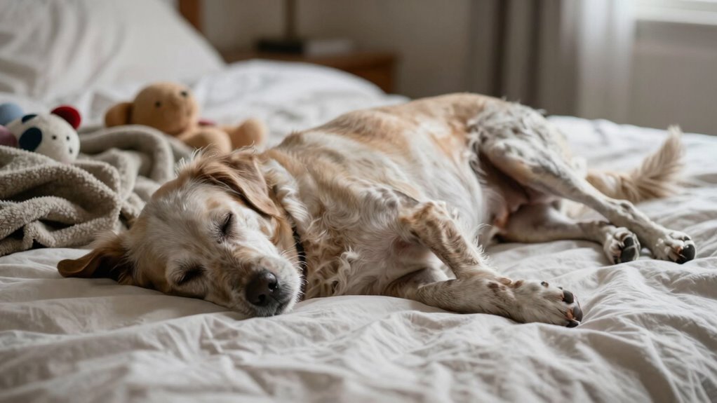 senior dogs sleep pattern
