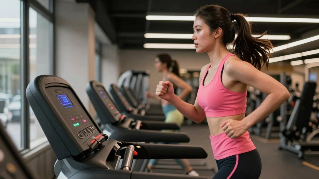 skipping treadmill warmups