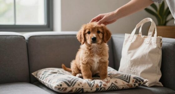 stop carrying puppy around