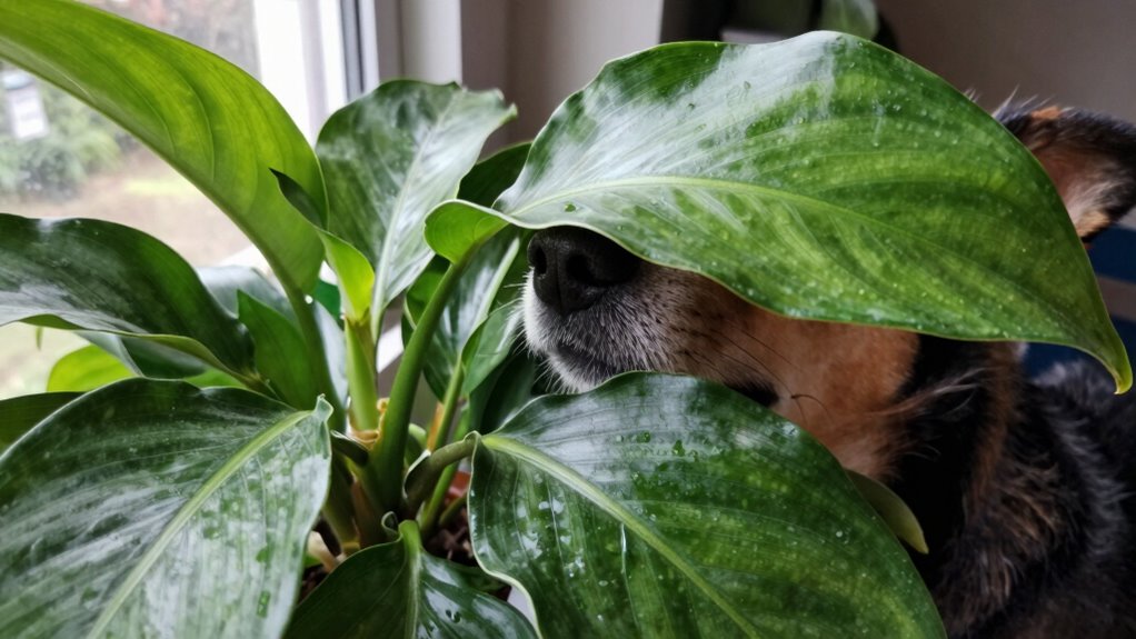 toxic houseplants harm dogs