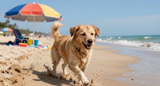 unleashed sand sunburned paws