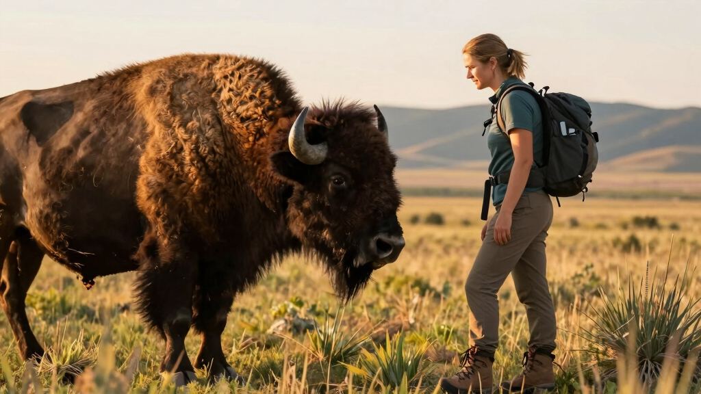 Bison Attack Yellowstone