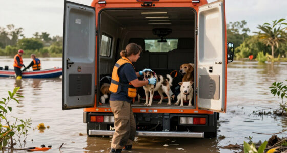 ASPCA Assists With The Emergency Evacuation Of Over 50 Animals Due To Flooding