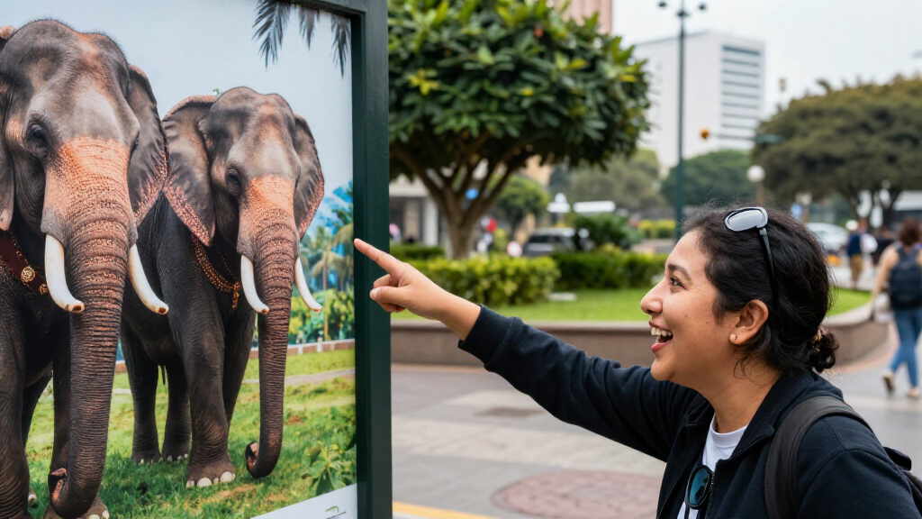 Elephants Return To Lima After 25 Years, Seen At Legend Park