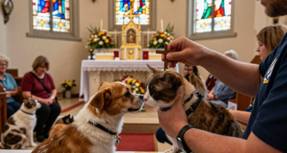 Annual Blessing Of The Pets At St. Raphael Church Brings Pet Community Together