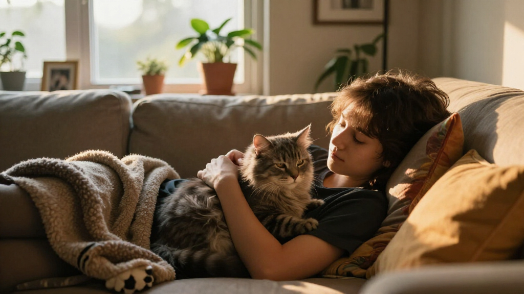 Happiness Is A Comfy Cat 🥰