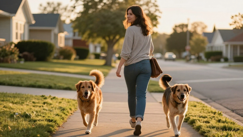 Pet Sitter Thinks Two Dogs Are Exhausted Until She Turns To Head Home