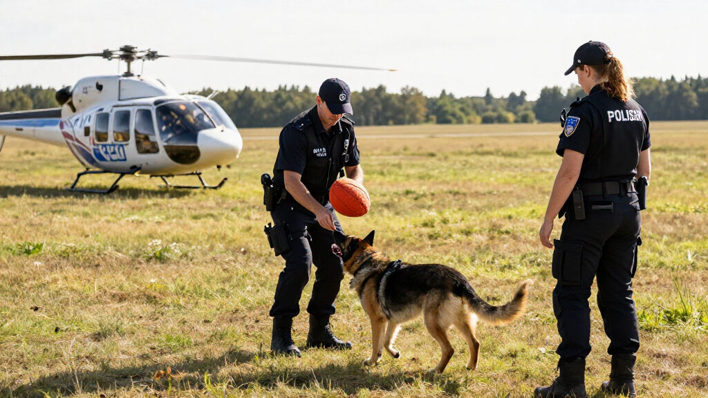 Polisen Firar 250 åR – Show Med Hundar Och Helikopter - Sveriges Radio