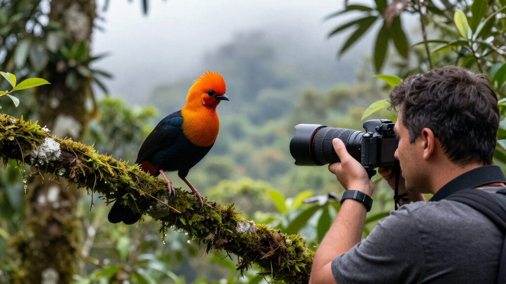 The Majestic Andean Cock-of-the-rock
