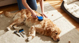 Prime Members: 2-Pc Saccison Dog Grooming Slicker Brush & Stainless Steel Comb $5 + Free S&H