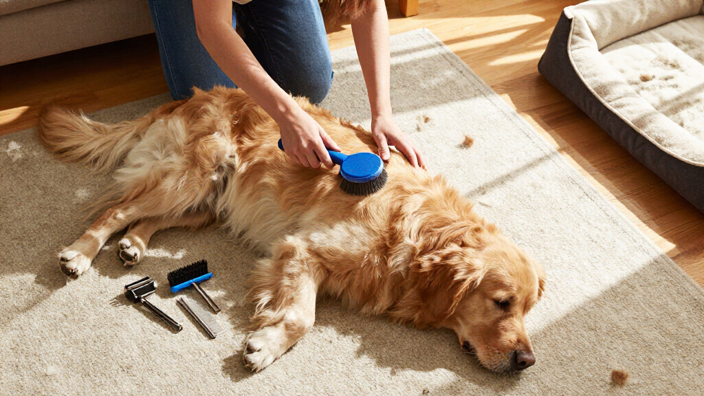 Prime Members: 2-Pc Saccison Dog Grooming Slicker Brush & Stainless Steel Comb $5 + Free S&H